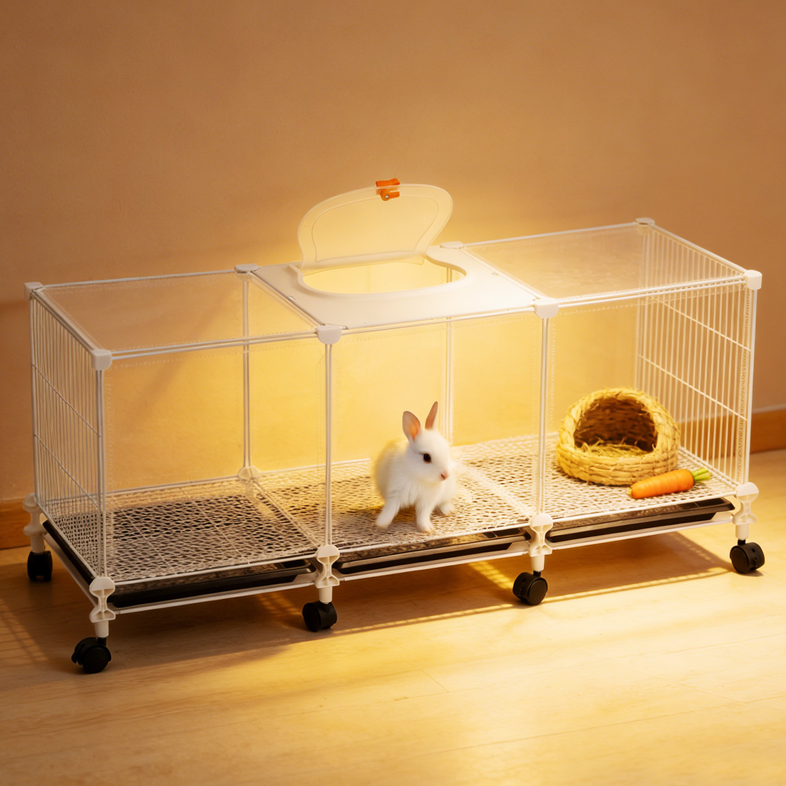 rabbit cage sold on Temu United States