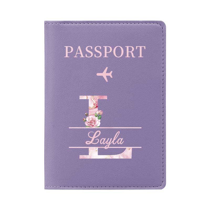 TEMU Personalized Passport Holder With Customizable Name—can Print Names Of Up To . A Stylish, Foldable Travel Accessory That's Lightweight And