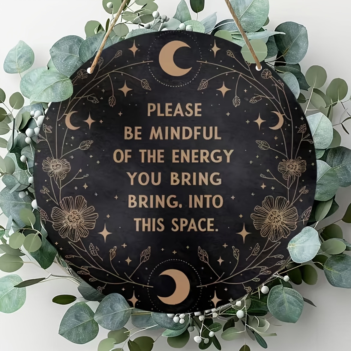 TEMU 1pc Bohemian Style Wooden Wall Hanging Sign, - Of You - Multifunctional Art Decor, Suitable For Home, Office, Farmhouse - Perfect Mother's Day,