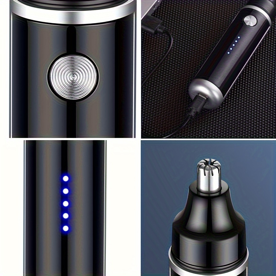 usb rechargeable nose hair eyebrow ear hair trimmer fashion nose hair trimmer is suitable for men and women mini portable     Product details 6