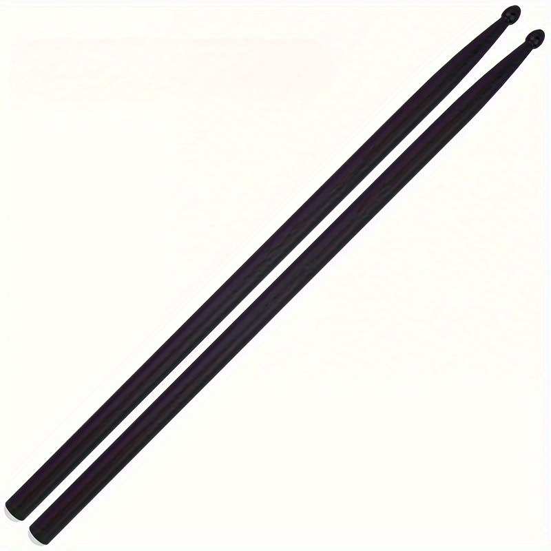 Premium! 5a Drumsticks – Carbon Fiber Reinforced | /jazz/drum Set Sticks | Heavyweight Design For Wrist Training & Electronic Drums (black/grey)