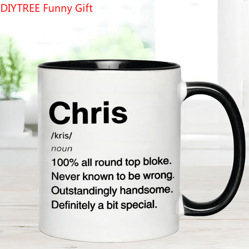 

1pc Mug - Insulated, Reusable, , Multipurpose Cup, Unique Personalized For Men, For Birthdays Or