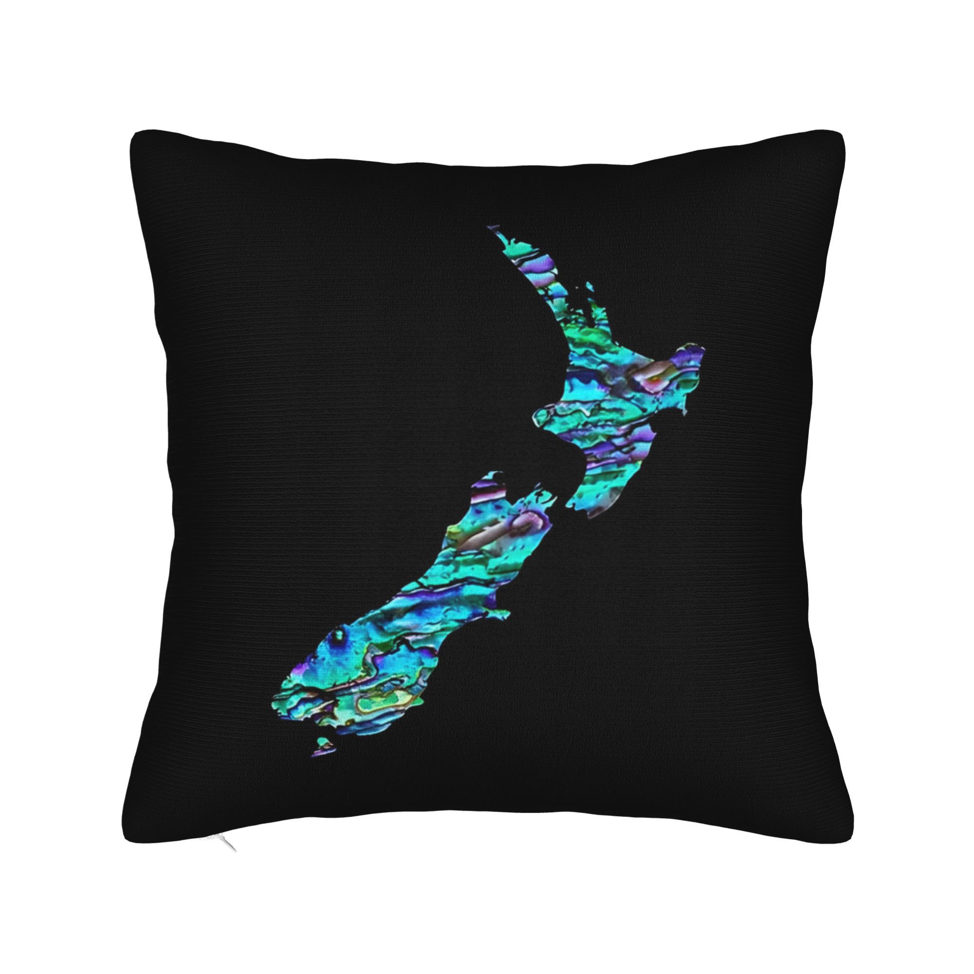 TEMU Decorative Throw Pillowcase Featuring A New Zealand Design In A Paua Shell Pattern For Home Chairs