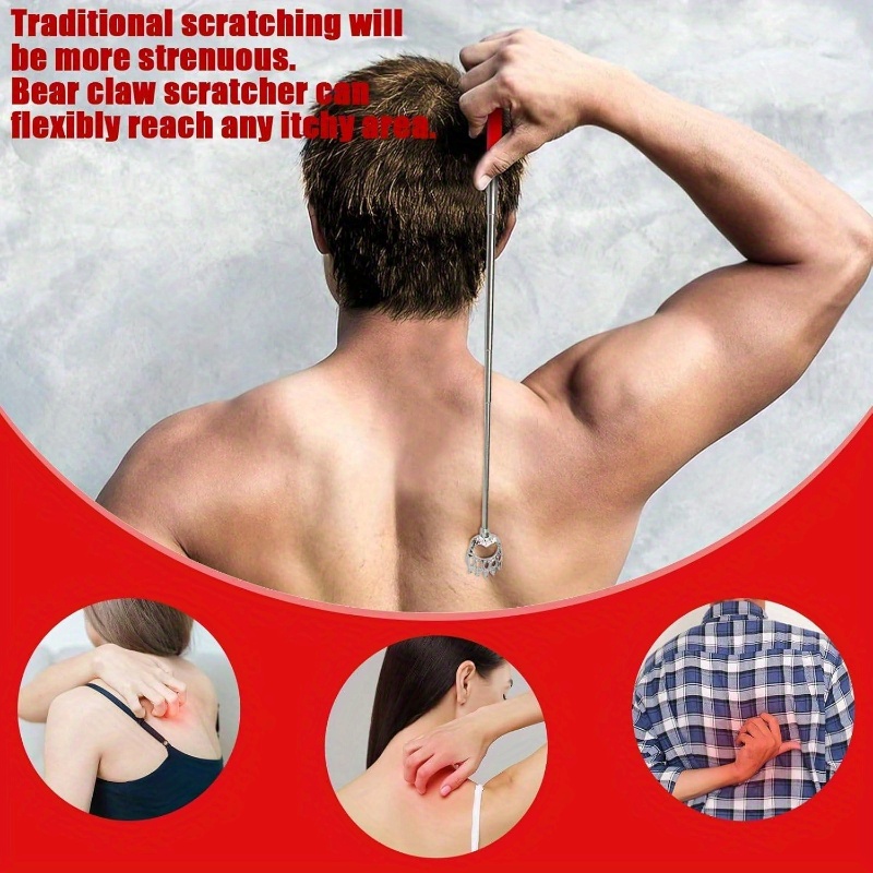 12pcs extendable   back scratcher - portable massager with rubber handles,   design, ideal for adults, bulk stocking stuffers, bingo game prizes, and relaxation, back scratcher for adults,   design, durable construction Product details 3