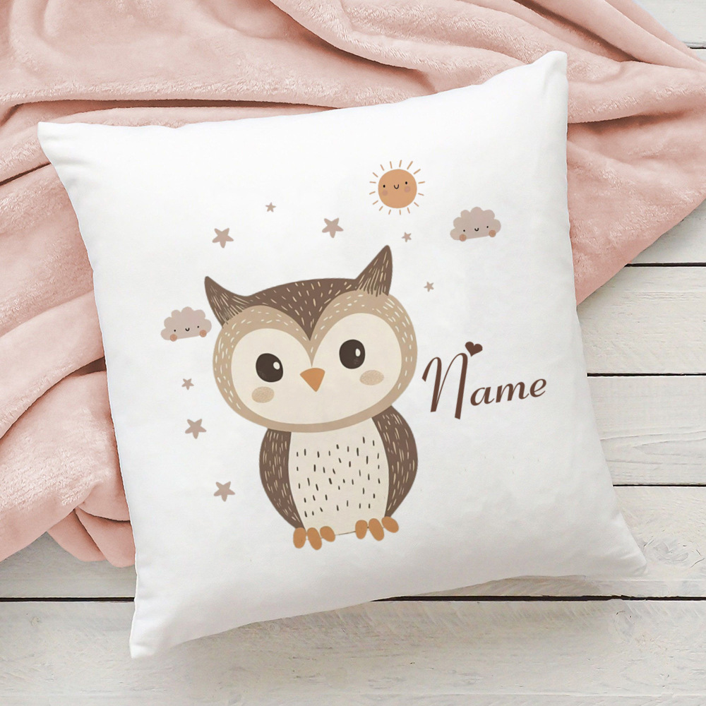 Personalized Wildlife Custom Name Printed Pillowcase