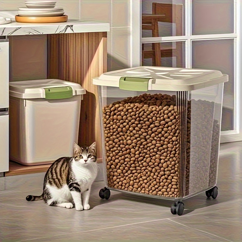 Trockenfutter Aufbewahrung BPA-frei Eyesome Groer, Luftdichter  Haustierfutterbehlter 15 Kg - Aufbewahrung Fr Trockenfutter Von Hund &  Katze Dog Food Container