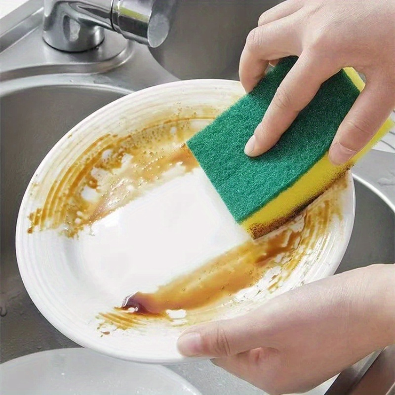 

Dishwashing Sponge, Absorbent, Pot Rust Stain Brush, Kitchen Grease Cleaner, Household Tool