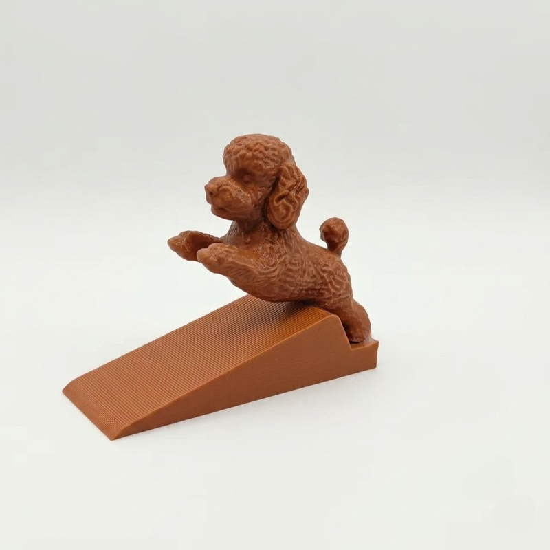 TEMU Creative Teddy Bear Shaped Door Stop, Multi-angle Adjustable, Non-slip Stable , Durable Plastic Material, Door Bottom Safety Anti-collision Rod,