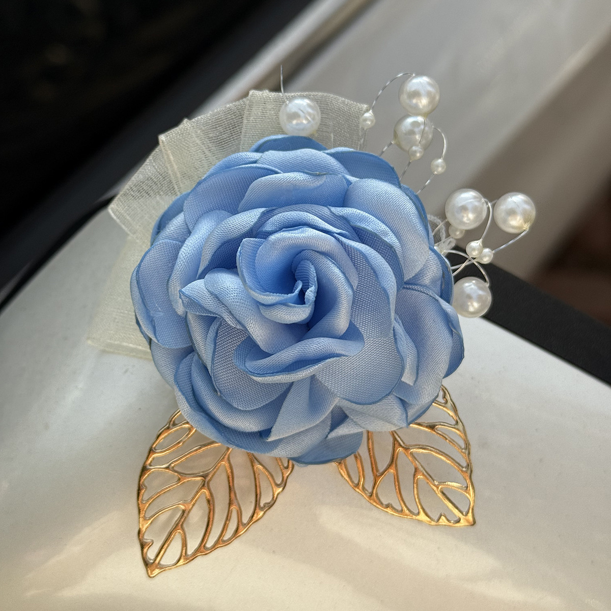 1pc elegant groom royal blue corsage - Temu Bahrain