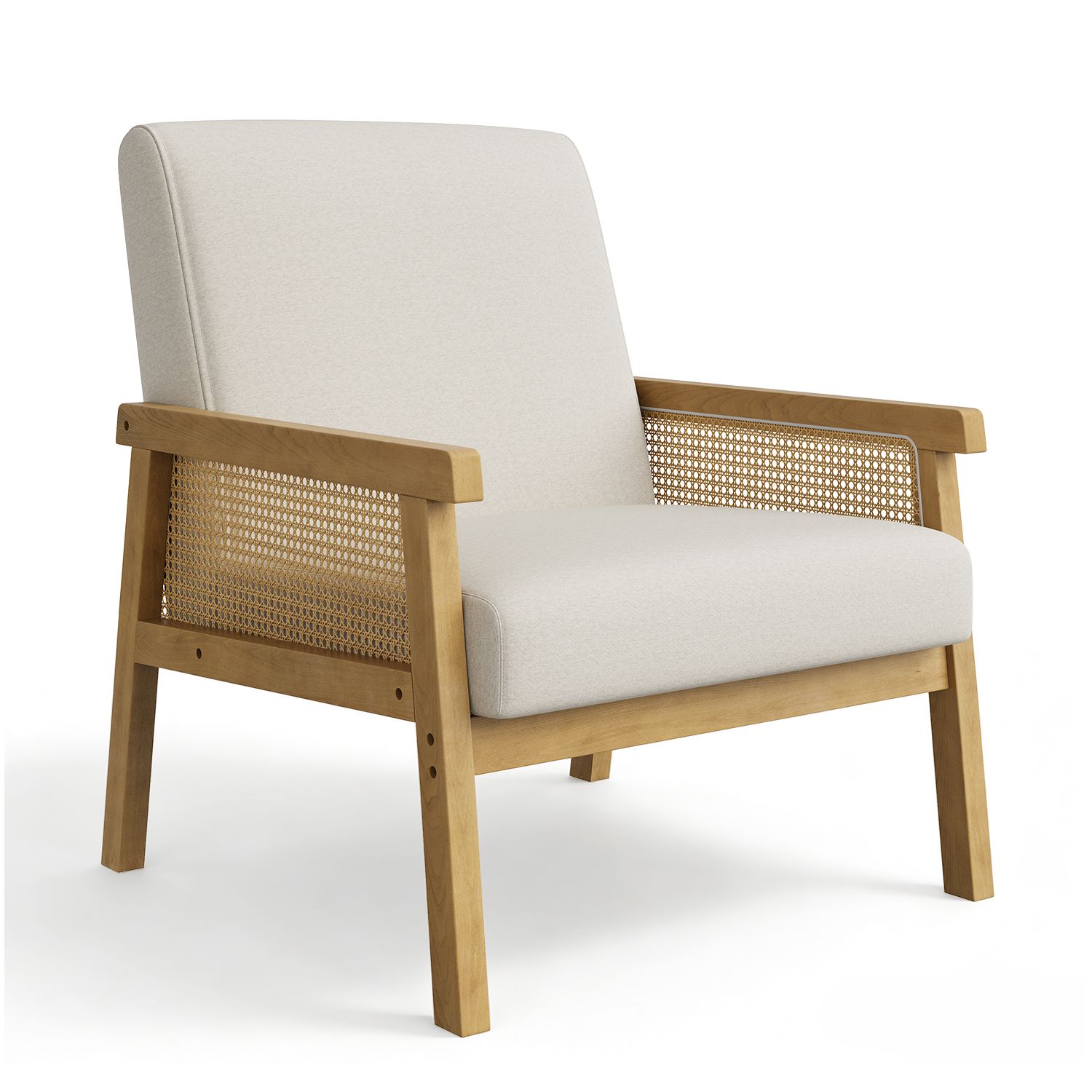 Accent Chair, Armchair With Frame, High Back, Reading Chair Leisure Chairs For Living Room Bedroom Reception