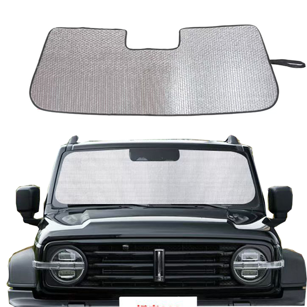TEMU Wey Vey Tank 300 Car Sunshade Windshield Cover, Aluminum Foil Material Insulating Sun Protection Board, Summer Uv Blocking Dashboard Protection