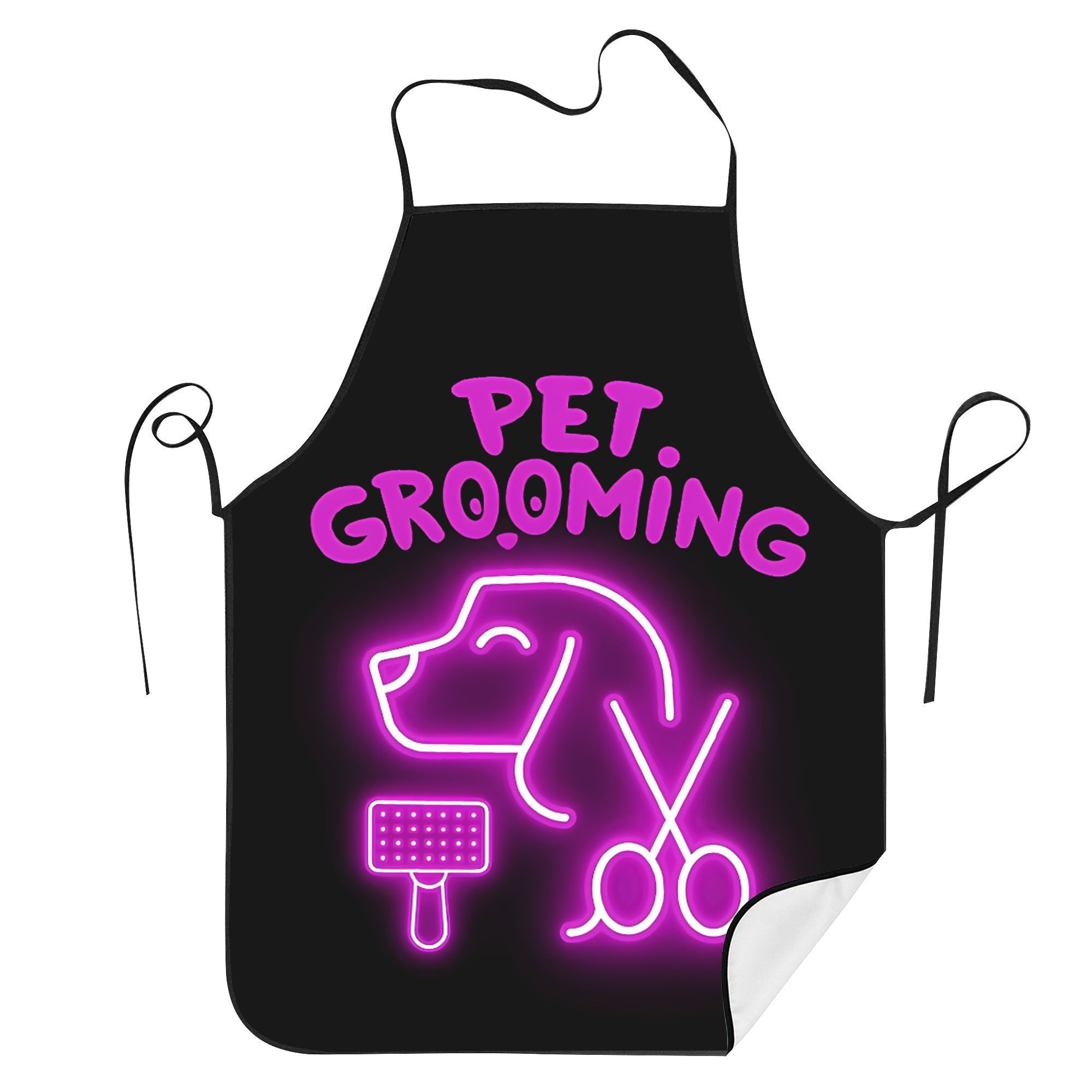 

Pet Grooming 1pc Adult Size Sleeveless Apron Pattern Printed Bib Kitchen Wear Kitchen Accessories