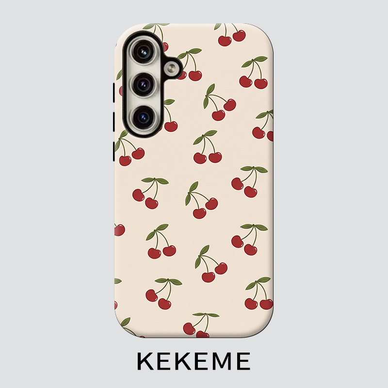 TEMU Phone Case - Kekeme Cherry Full Film -one Suitable For Galaxy S26 S25 S24 S23 S22 S21 S21  S21 Fe Edge S20 A15 A16 A17 A23 A32 A34 A35 A36 A52