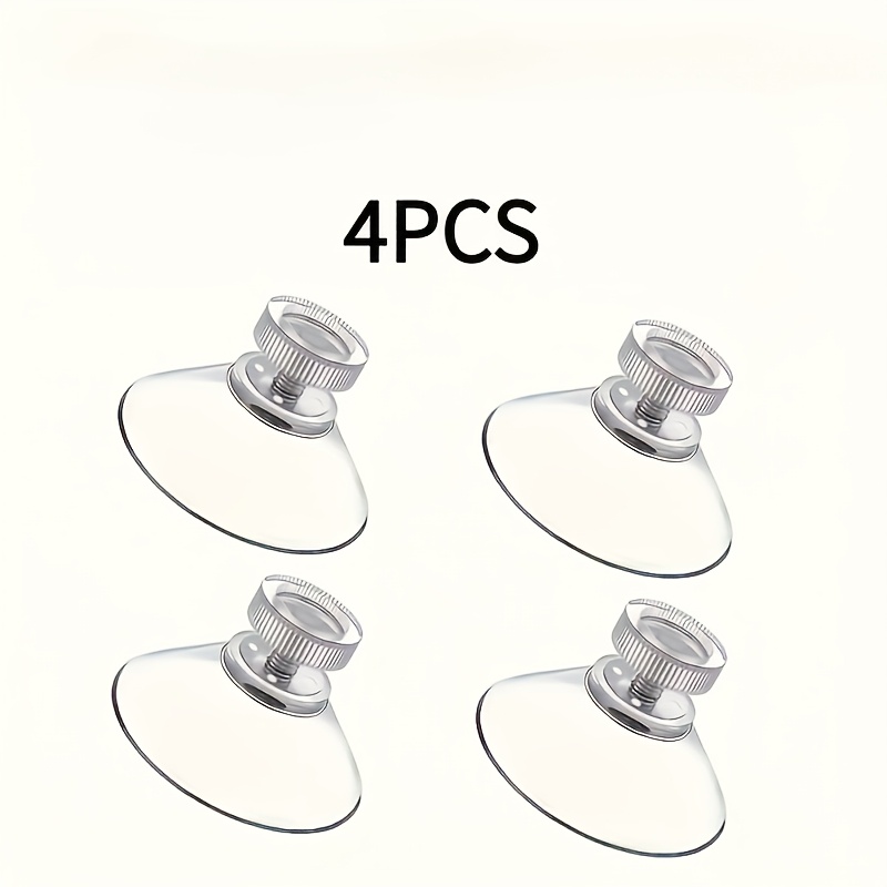 TEMU Super Strong Suction Cup Hooks-super Strong Suction Cup Glass Suctioncup With Nuts Suitable For Bathroomwalls, Windows, Car Sunshades,