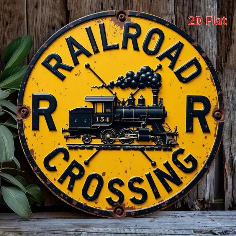 railroad sign sold on Temu United States