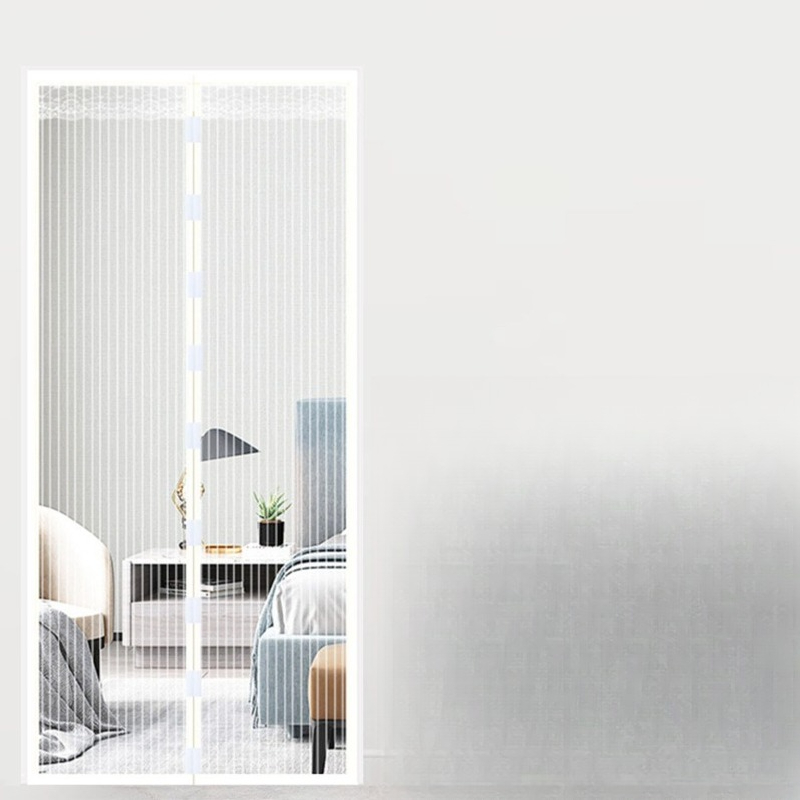 TEMU 1ps A Magnetic Door Curtain, Summer Insect Screen Door, Fly-proof, Self-closing, Suitable For Kitchen And Living Room, Invisible Net