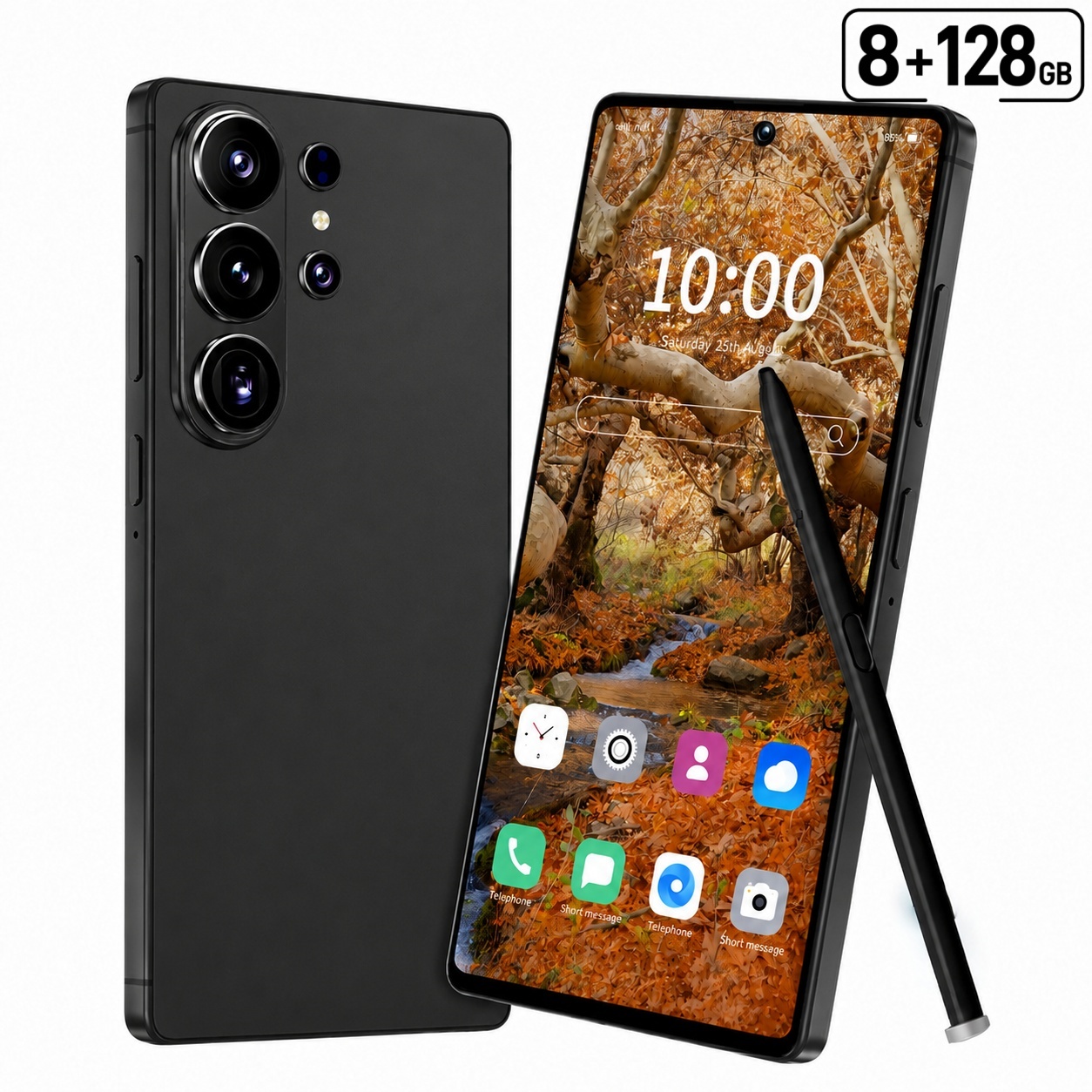 C25 Ultra Unlocked Phone | 6.8-inch Touch Tablet, 8+128gb Storage, Dual Standby, Front And Rear Hd Cameras, Built-, Ultra-long , Includes Headphones, Phone Case, Screen Protector, Type-c Data Cable