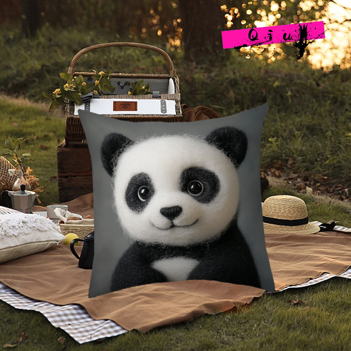 Cojines Decorativos Almohadones De Oso Panda Cojin Deco Oso Panda