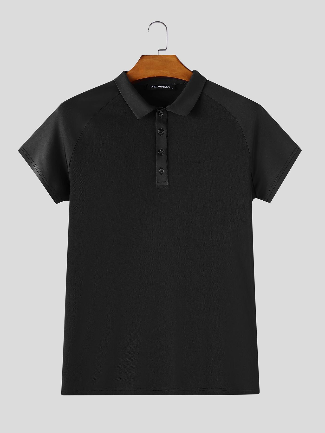  mens leisure tops sheer lapel short sleeve     summer casual shirt