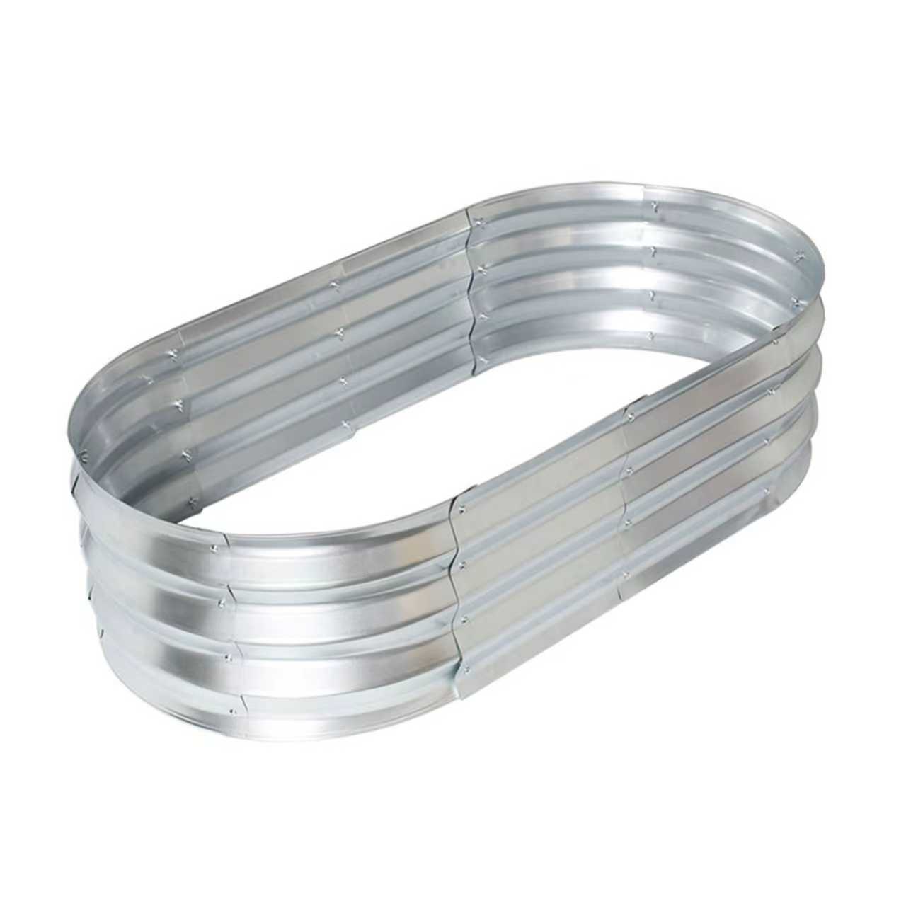 TEMU Ensemble 1-2 pièces. Pot long spécial pour des légumes sur à usage domestique. Jardinière en métal épaisse anti-rouille pour l'extérieur. Boîte