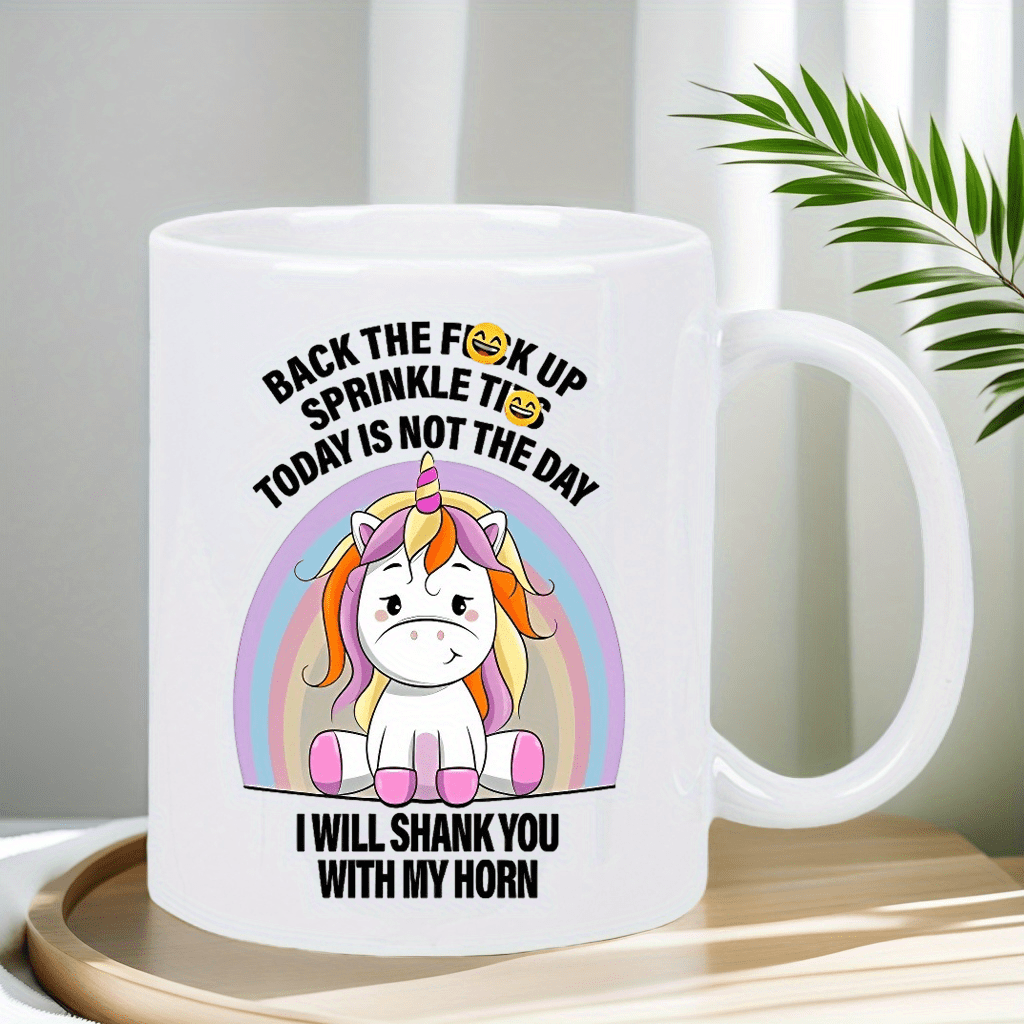 Humorous Character Insulated Ceramic Cup