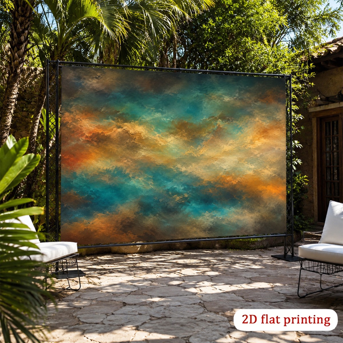 Abstract Cloud Texture Backdrop for Birthday Party