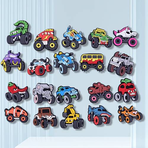7 14 random off road vehicle theme charm jewelry set additions shoe charms suitable for shoes bags wristband additions detachable creative additions ideal gift for sports enthusiasts ideal gift for birthdays christmas valentines day