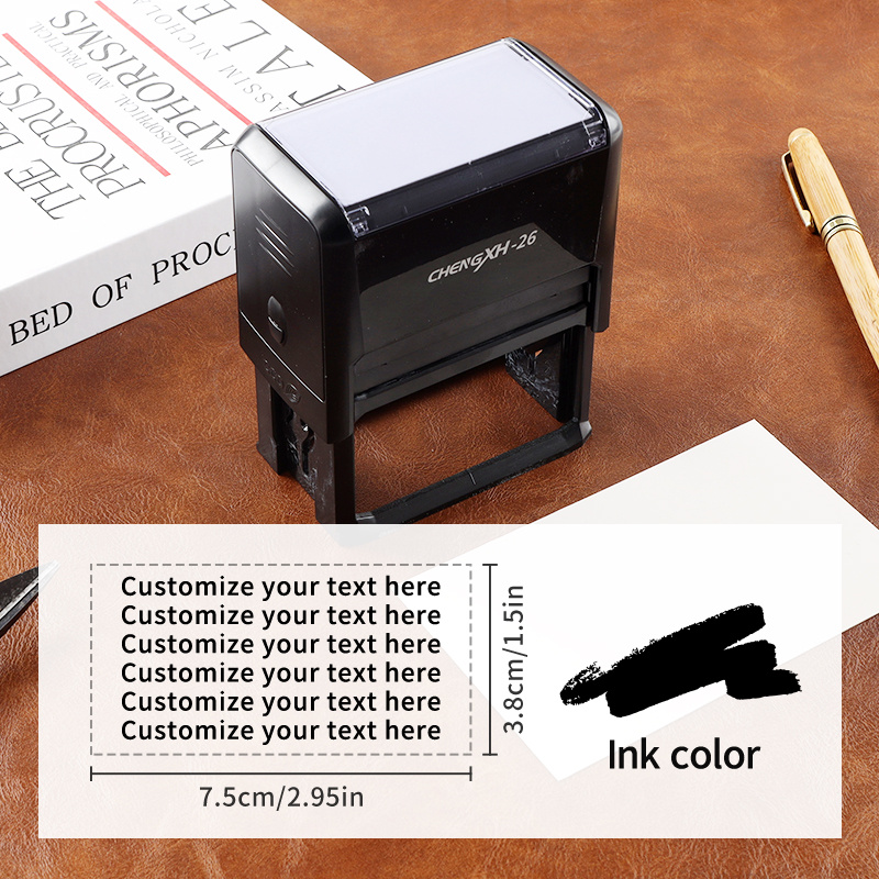 Customized Large Text Seals, With 6 Of Text, In Multiple Sizes, Address Envelope And Stamp Seals, Customizable Logo Marks, Personalized Commercial Packaging Seals, Name Seals
