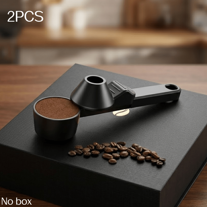 TEMU 3-in-1 Sliding Funnel Anti-contamination Protein Powder Spoon - 2pcs Or 1pc Sliding Spoon And Funnel, Coffee Spoon, Suitable For Sports Drinks,