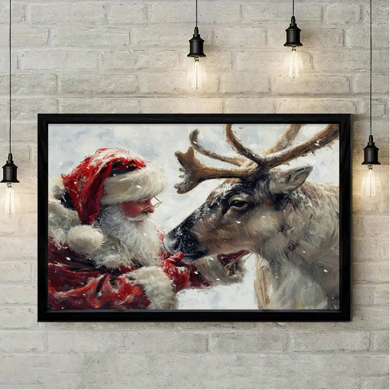 

1pc , Christmas, Christmas Wood Frame , Ready To , Decor, New Halloween Christmas Easter , Decor, And