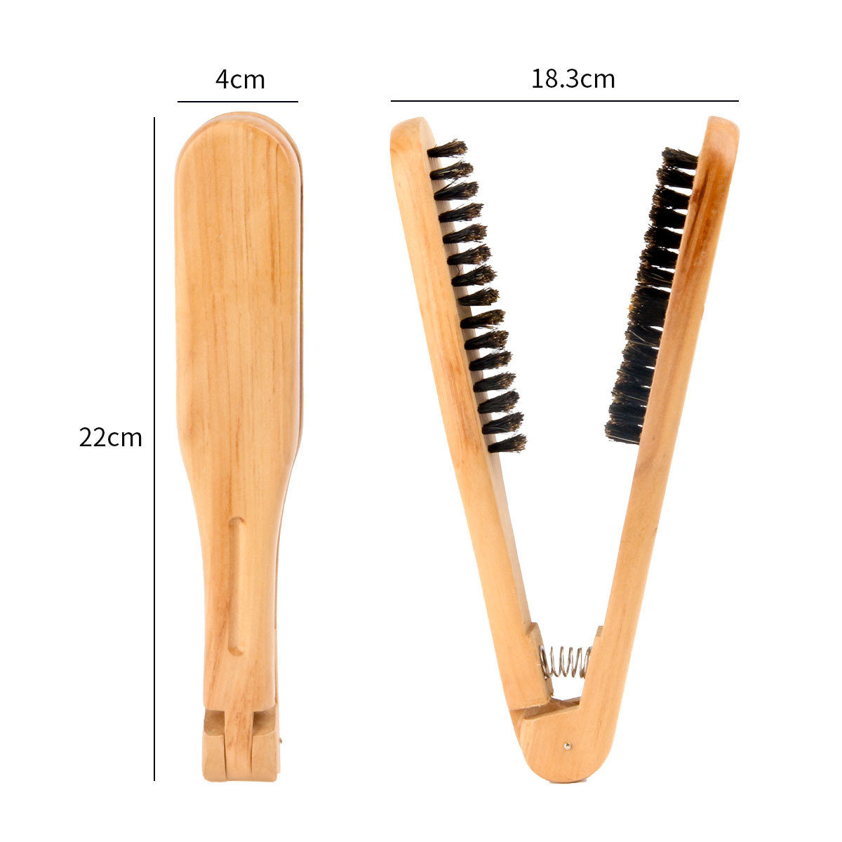 TEMU Straight Hair Brush Hair Simple Straight Hair Brush Styling Blow Clip Brush Hair Care Comb Brush Hair Brush Hair Shine Straight Hair Brush