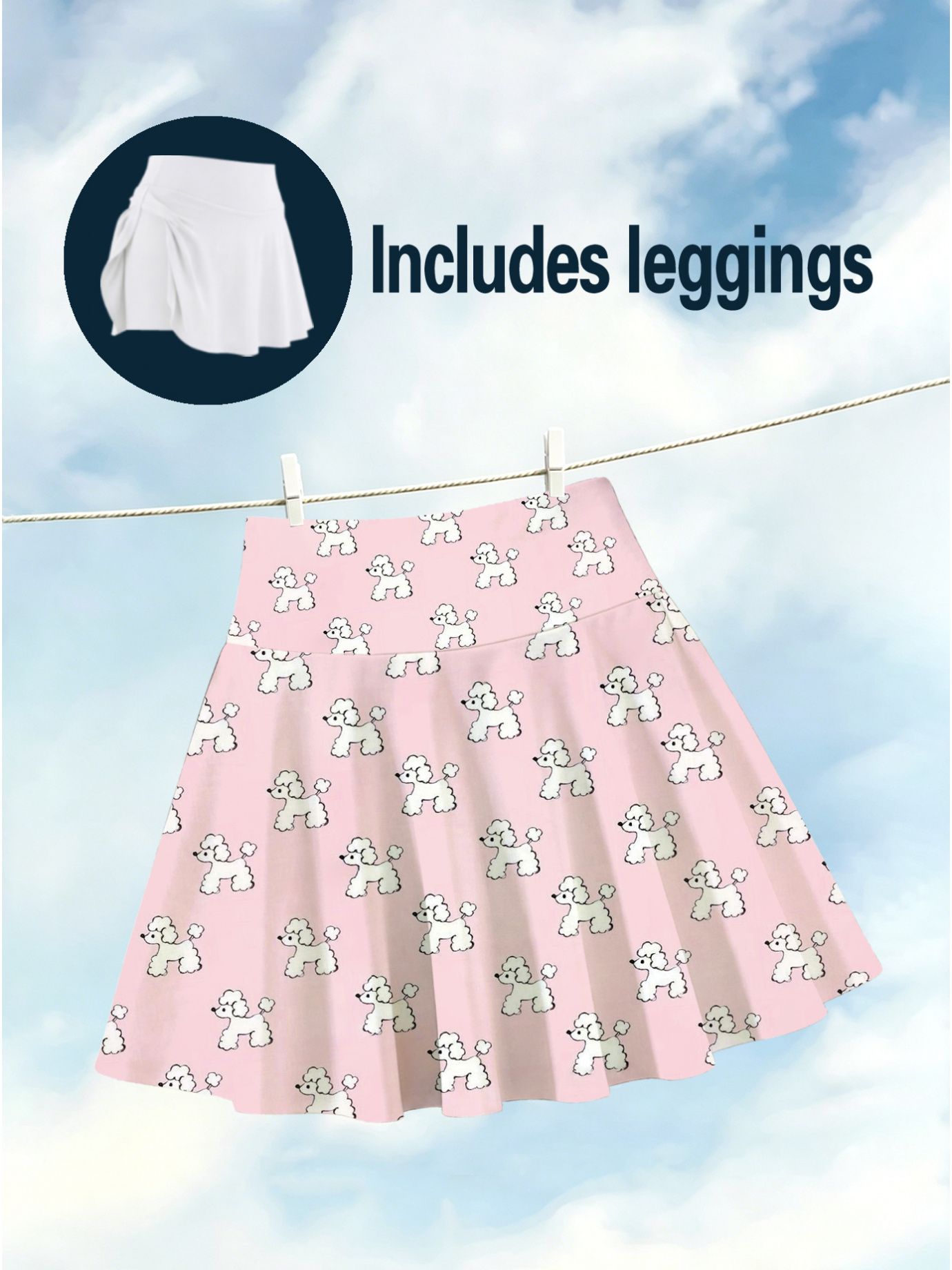 poodle skirts sold on Temu United States