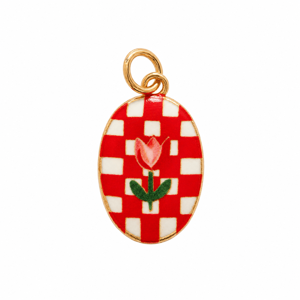TEMU 1pc Pendentif Élégant et Polyvalent - Design Émail Peint (Tasse à Café, , Cygne, Œil, Bouquet, Cœur) - Accessoire de Breloque Série Colorée pour