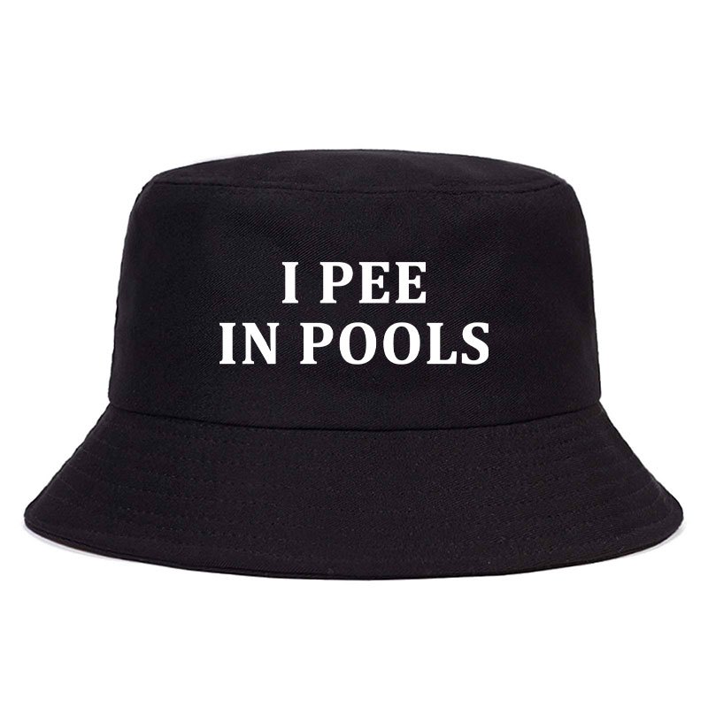TEMU Chapeau Seau Réversible Unisexe Adulte Été Femme Homme Extérieur Sports Visière Rafraîchissante Je Mangeais dans Impression Chapeaux Panama