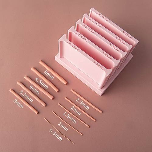 polymer clay bead roller set clay tube ring rolling guide clay rolling bar shaper suitable for ceramic polymer clay calligraphy scrapbooking compatible with wax resin crafting