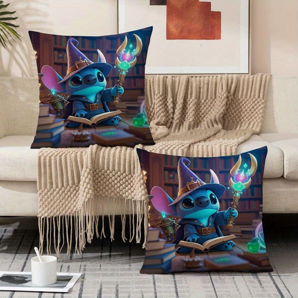 2 pack     witch hat cushion covers 18x18 inch modern decorative pillowcases for sofa living room and outdoor use for halloween details 1