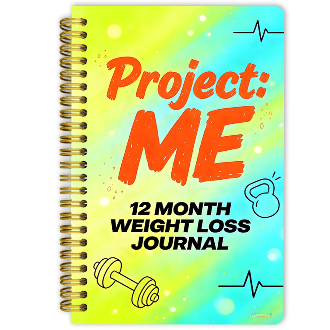 TEMU 1pc Journal de Perte de Poids Amincissant avec Planificateur Mensuel & Pages Datées - Compteur de Fitness Compact Adapté pour , Exercice, Suivi