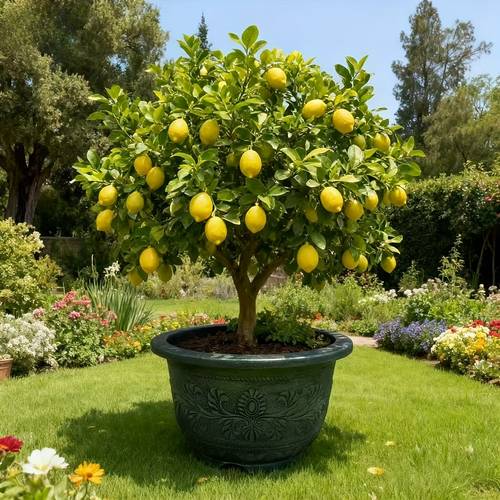 1pc extra large 18l round flower pot heavy duty water feature pot without holes outdoor weather resistant resin water storage container suitable for courtyard layout landscape flower pot
