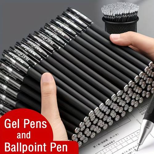 12 pack large capacity ballpoint pens set 0 5mm fine point black ink comfortable writing note taking and writing and study supplies perfect birthday christmas halloween valentines day
