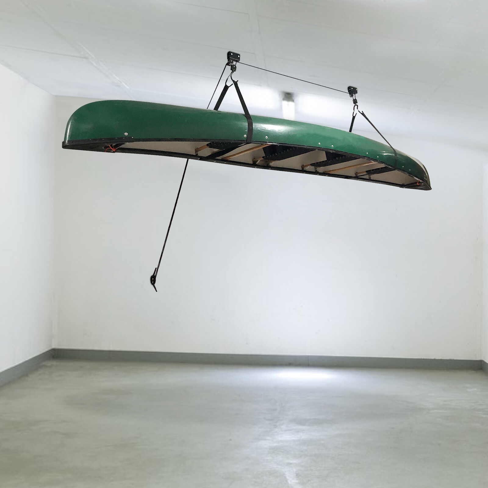 Image of Ceiling Lift Bike Lift Canoe Kayak 57kg Bicycle Holder Garage Ladder