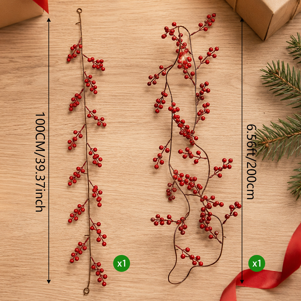 TEMU 2pcs Artificial Christmas Decor Set, Suitable For Christmas, Table Centerpiece, Mantlepiece, Front Door, And Holiday Party Decoration