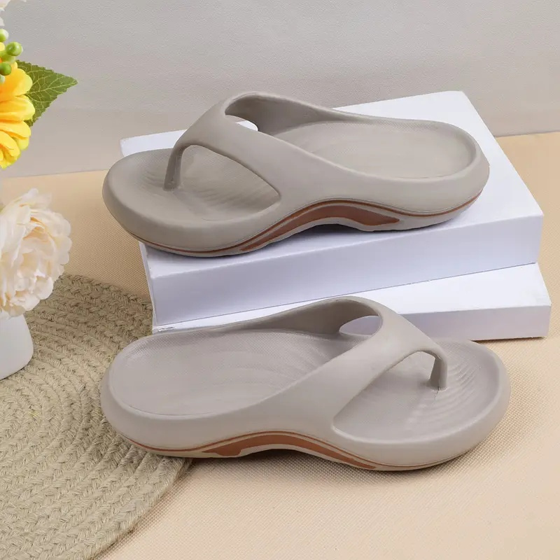 womens 3 in 1 slip on eva sandals lightweight breathable open toe slippers with thick cushioned sole non slip pvc material for indoor outdoor   season   for home beach garden black white pink strappy sandals indoor outdoor footwear minimalist slipon durable rubber sole Product details 7