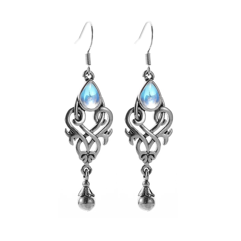 TEMU 1 Pair Vintage Celtic Knot Pendant Earrings, Ethnic Style Jewelry, Suitable For Women And, Daily Wear, Birthday, Wedding, Anniversary, Party, Or
