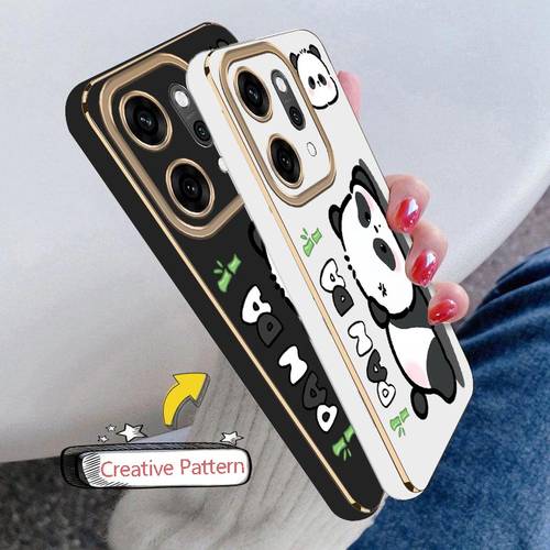 item picture phone case reno 14 pro phone casesangry panda with lanyard pattern casual ready comfortable feel suitable for oppo reno 14 pro case with new model