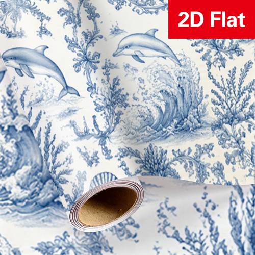 1 roll 50x300cm 19 7x118 1in everyday present luxurious gift wrap paper for decorative gift wrapping paper featuring intricate with and seashells