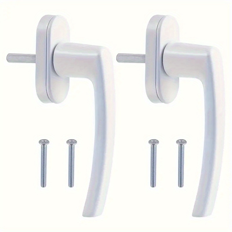 E-shop 1-2 Stück Universal Metall Fenstergriff, Innenöffnungshebel für Schiebetür und Fenster, Robuste Metallkonstruktion, Einfache Installation mit