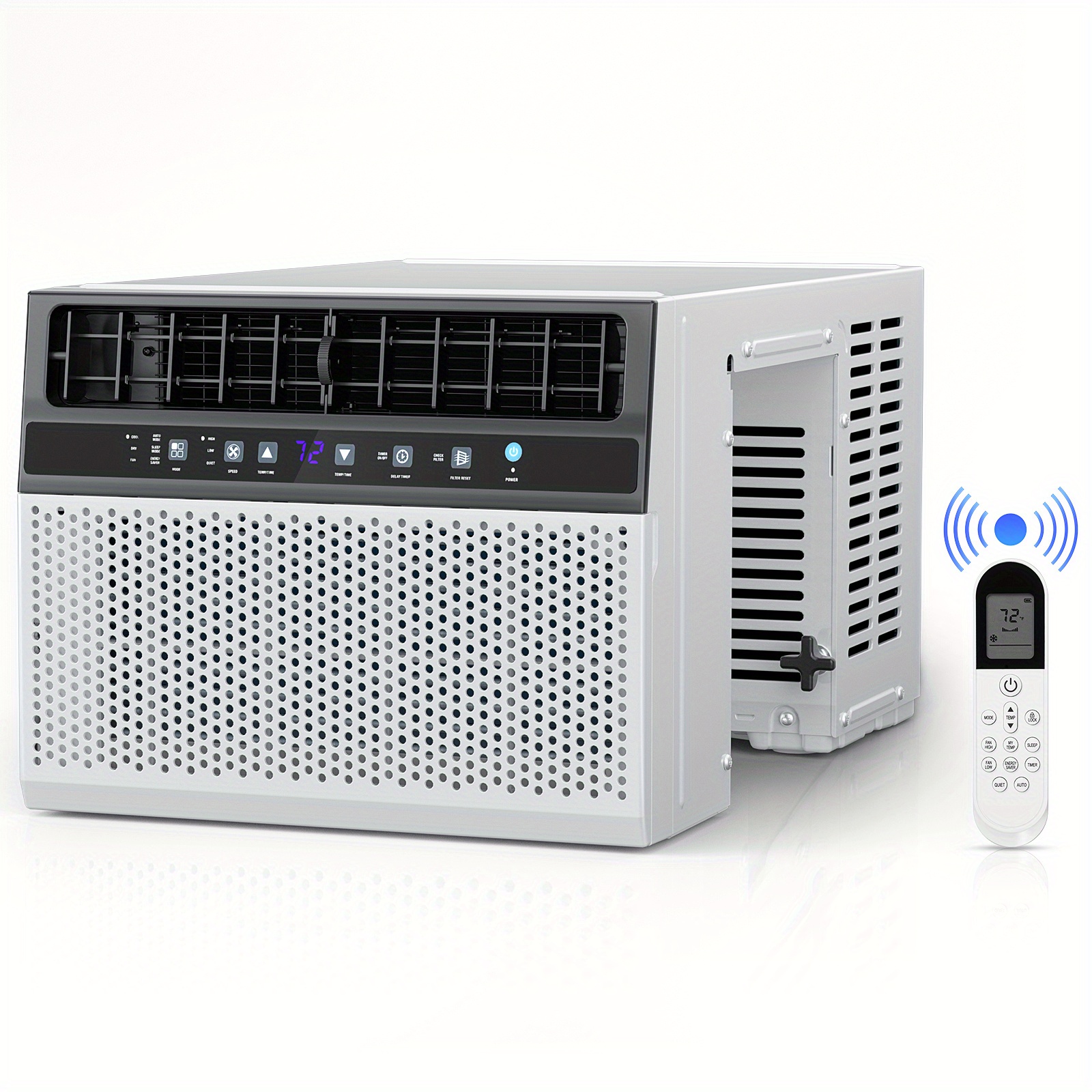 TEMU 12000/10000 Btu U-shaped Window Air Conditioners, Portable Air Conditioners For Room Up To 550/450 Sq. Ft, Unit With Cooling, Dehumidifier And 3