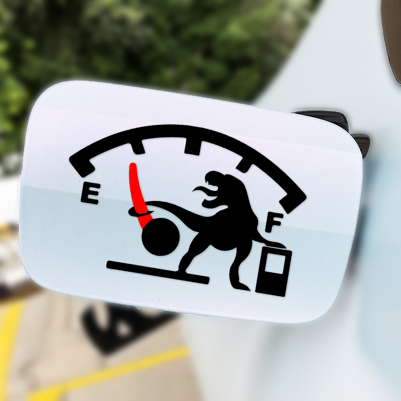 Funny Tinker Bell-inspired Vinyl Decal – Fuel Gauge Sticker for Car, Keep Gas Tank From Empty