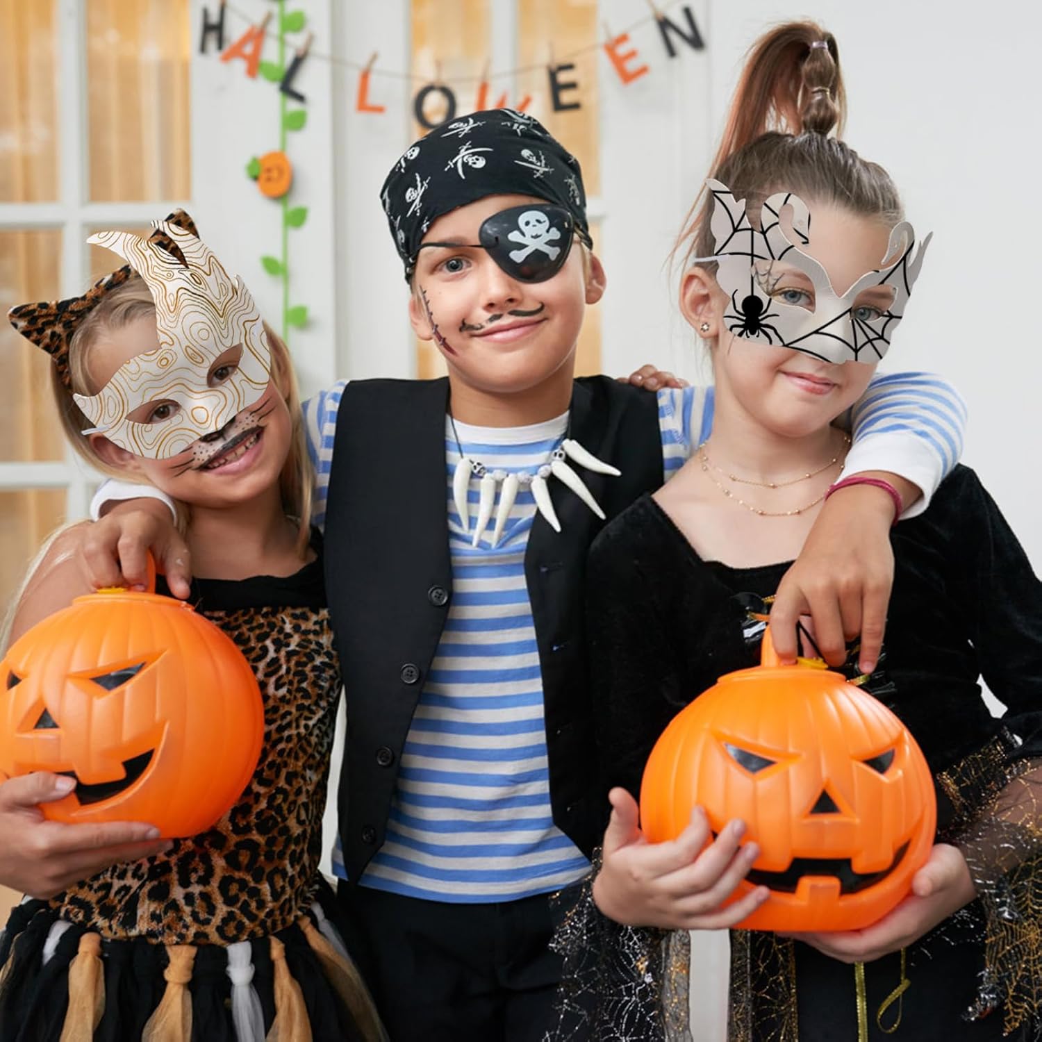 20pcs DIY Paper Mache Masks for Crafting