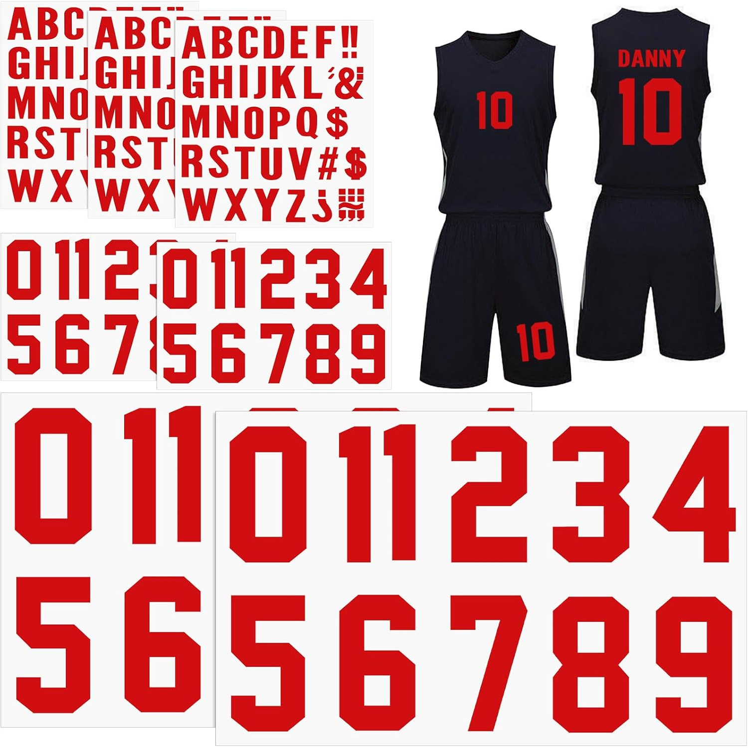 iron on fabric letters sold on Temu United States